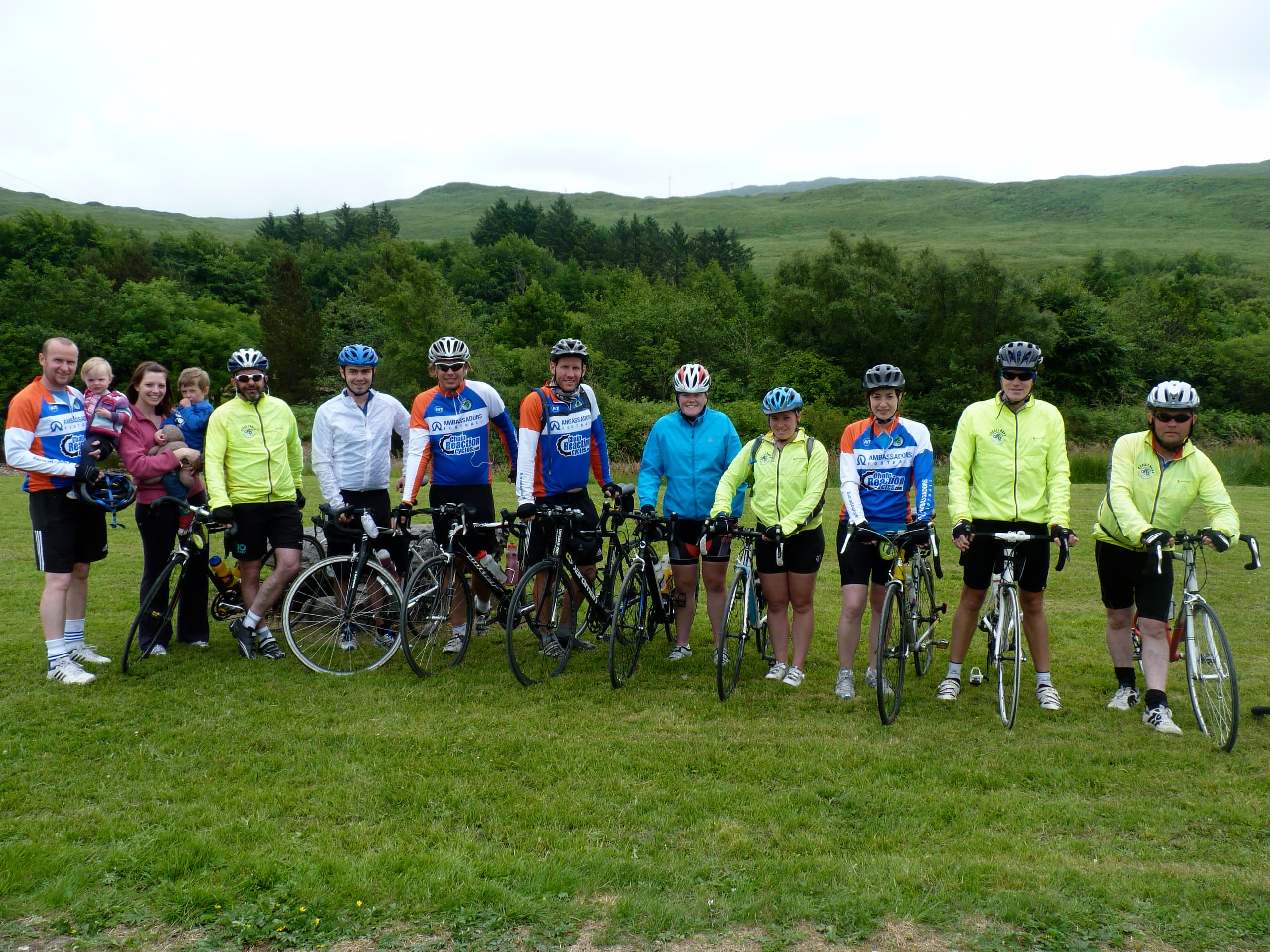 The Cycle for Hope team