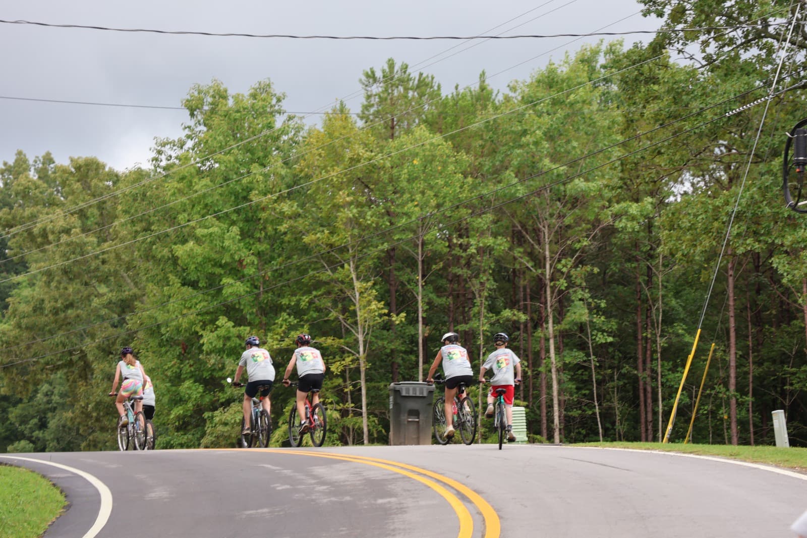 The Cycle for Hope team celebrates completing the ride