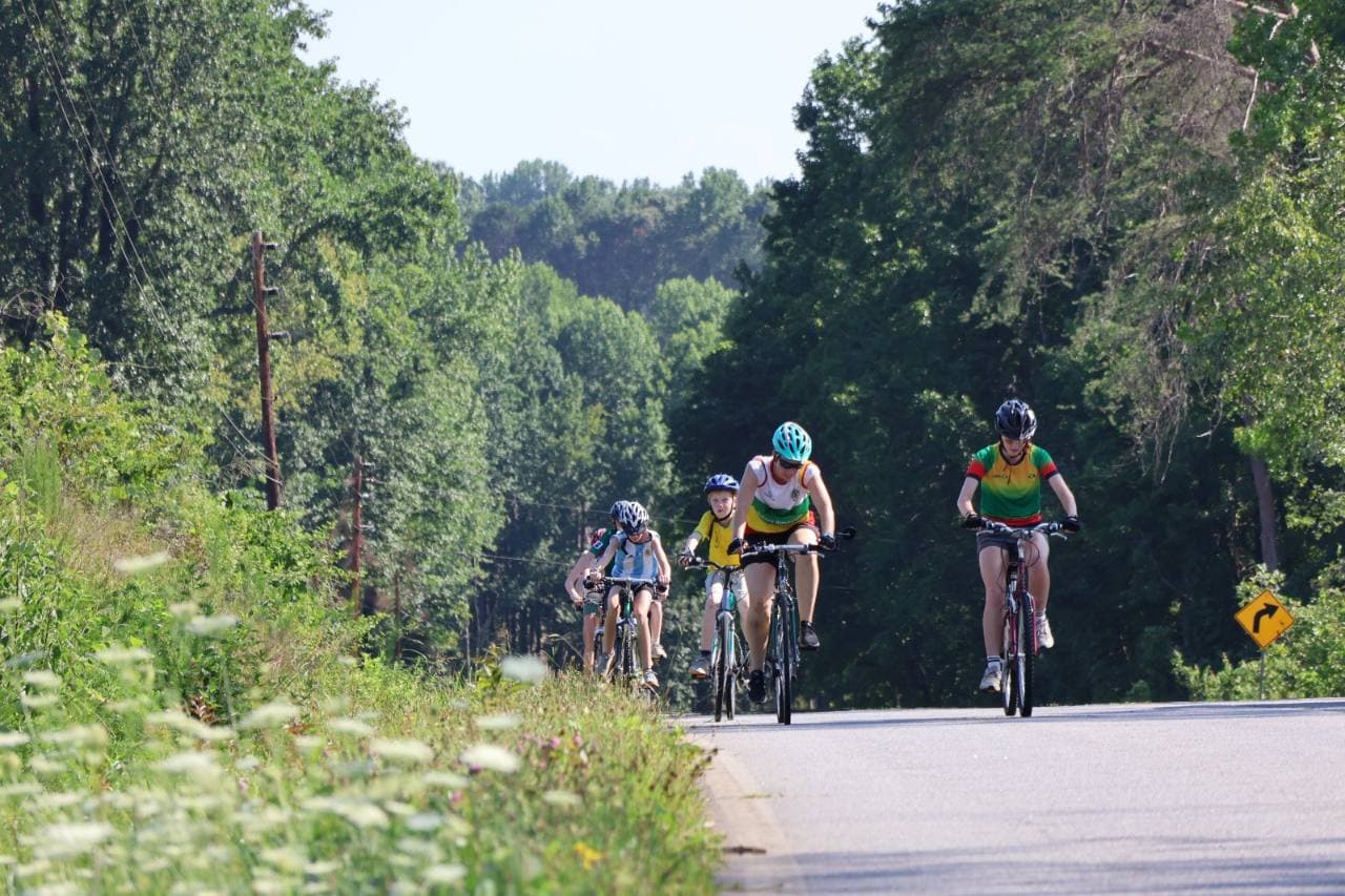 Cycle for Hope in action