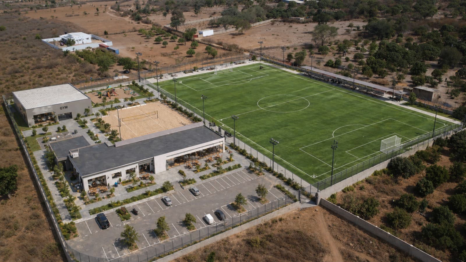 The vision for the Hope Football Pitch in Senegal